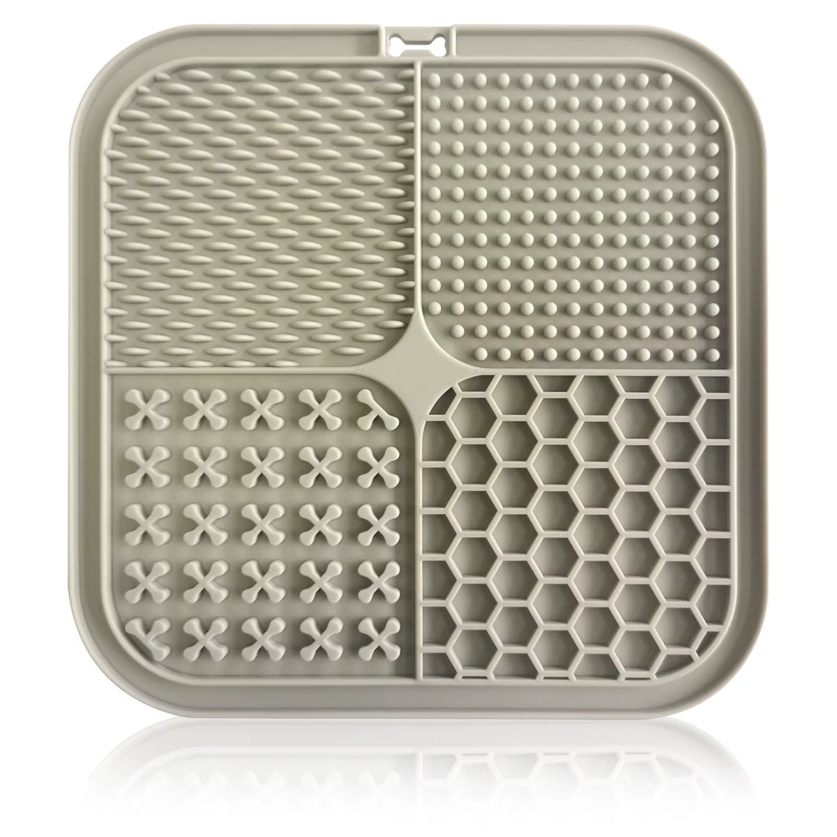Dog Lick Mat with Suction Cups Slow Feeders Licking Pet Anxiety Relief Cat Training for Food, Yogurt, Peanut Butter